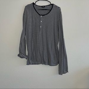 Striped Henley Tee
